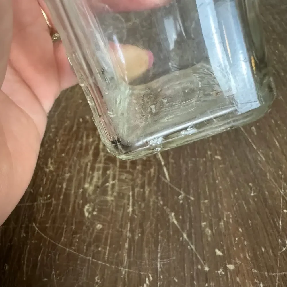 Antique ILLINOIS Owens Illinois Clear Glass Apothecary Medicine‎ Pharmacy Bottle